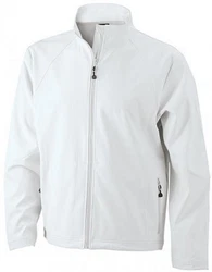 James & Nicholson Softshelljacke Herren Weiß/Grau/Creme