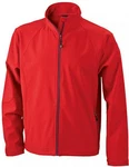 James & Nicholson Softshelljacke Herren Rot/Dunkelrot