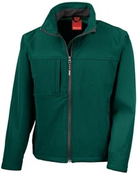 Result Softshelljacke Classic Soft Shell Jacket Dunkelgrün/Grün