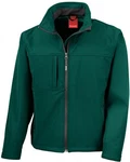 Result Softshelljacke Classic Soft Shell Jacket Dunkelgrün/Grün