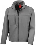 Result Softshelljacke Classic Soft Shell Jacket Hellgrau/Dunkelgrau/Grau