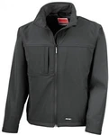 Result Softshelljacke Classic Soft Shell Jacket Dunkelgrau/Grau/Schwarz
