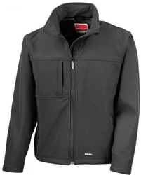 Result Softshelljacke Classic Soft Shell Jacket Dunkelgrau/Grau/Schwarz