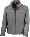 Result Softshelljacke Classic Soft Shell Jacket Hellgrau/Dunkelgrau/Grau