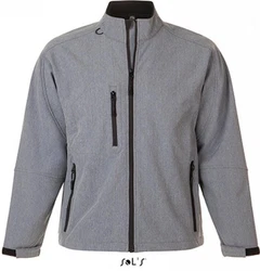 SOLS Softshelljacke Relax Grau/Hellgrau/Dunkelgrau/Dunkelblau