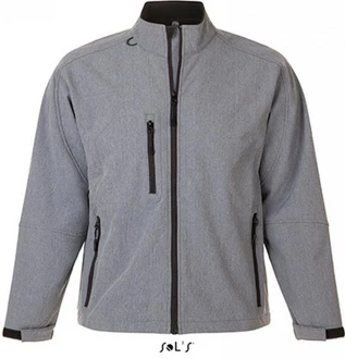 SOLS Softshelljacke Relax Grau/Hellgrau/Dunkelgrau/Dunkelblau