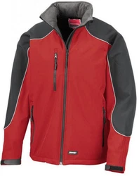 Result Softshelljacke Ice Fell Hooded  Rot/Dunkelrot