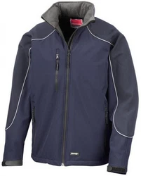 Result Softshelljacke Ice Fell Hooded  Dunkelblau/Blau