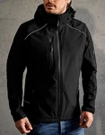 Promodoro Softshelljacke Herren Softshell Jacket Schwarz/Grau
