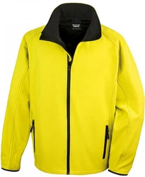 Result Softshelljacke Herren Printable Jacket Gelb/Grün