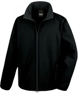 Result Softshelljacke Herren Printable Jacket Schwarz