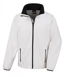 Result Softshelljacke Herren Printable Jacket Weiß/Creme/Dunkelblau