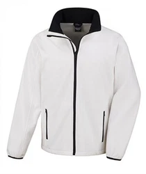 Result Softshelljacke Herren Printable Jacket Weiß/Creme/Dunkelblau