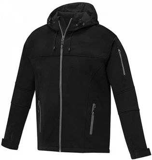 Elevate Softshelljacke Mens Match Softshelljacket Schwarz/Grau Elevate Softshelljacke Mens Match Softshelljacket Schwarz/Grau