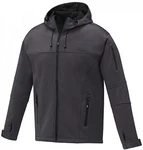 Elevate Softshelljacke Mens Match Softshelljacket Dunkelgrau/Hellgrau/Grau/Dunkelblau