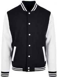 Build Your Brand Sweatjacke Basic College Jacket Regular Fit Weiß/Schwarz/Dunkelblau/Hellblau