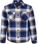 SOLS Sweatjacke Unisex Noah Overshirt Blau/Hellblau/Dunkelblau