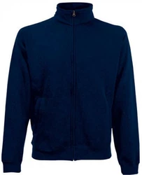 Fruit of the Loom Sweatjacke Premium Dunkelblau/Blau