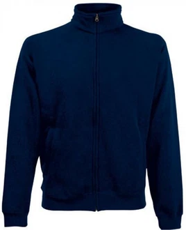 Fruit of the Loom Sweatjacke Premium Dunkelblau/Blau