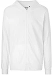 Neutral Sweatjacke Unisex Jersey Hoodie with Zip Weiß/Grau/Creme