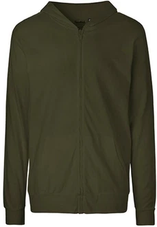 Neutral Sweatjacke Unisex Jersey Hoodie with Zip Dunkelgrün/Khaki Neutral Sweatjacke Unisex Jersey Hoodie with Zip Dunkelgrün/Khaki