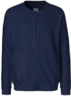 Neutral Sweatjacke Herren Jacket with Zip Dunkelblau/Blau Neutral Sweatjacke Herren Jacket with Zip Dunkelblau/Blau