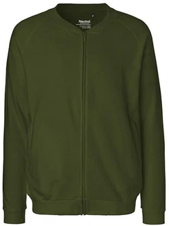 Neutral Sweatjacke Herren Jacket with Zip Dunkelgrün/Grün Neutral Sweatjacke Herren Jacket with Zip Dunkelgrün/Grün