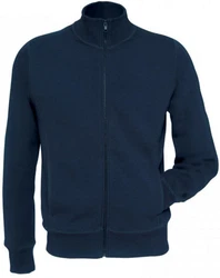 B&C Sweatjacke Sweat Jacket Spider Dunkelblau/Blau