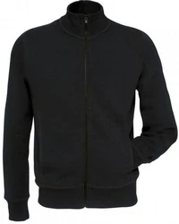 B&C Sweatjacke Sweat Jacket Spider Schwarz/Dunkelgrau