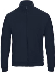 B&C Sweatjacke Herren Sweat-Jacket Dunkelblau