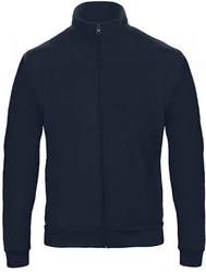 B&C Sweatjacke Herren Sweat-Jacket Dunkelblau