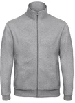 B&C Sweatjacke Herren Sweat-Jacket Grau/Hellgrau/Dunkelgrau
