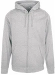 Build Your Brand Sweatjacke Basic Zip Hoody Hellgrau/Grau