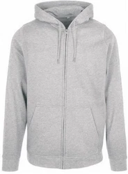 Build Your Brand Sweatjacke Basic Zip Hoody Hellgrau/Grau
