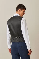 Next Anzugweste Slim-Fit Dunkelblau/Hellblau