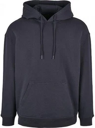 Kapuzenpullover Basic Oversize Hoody Kngurutasche bergroer Schnitt