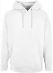 Build Your Brand Kapuzenpullover Basic Oversize Hoody Grau/Weiß/Hellgrau/Creme