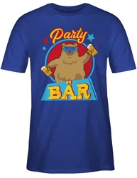 Shirtracer T-Shirt Party Br Party & Alkohol Herren Braun