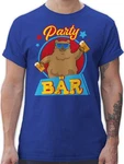 Shirtracer T-Shirt Party Br Party & Alkohol Herren Braun