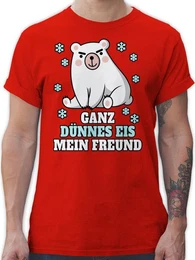 T-Shirt Ganz dnnes Eis mein Freund Sprche Statement mit Spruch