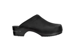 Sanita Wood Christian Clog Schwarz