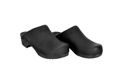 Sanita Wood Christian Clog Schwarz