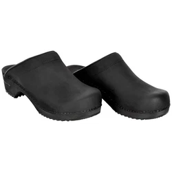 Sanita Wood Christian Clog Schwarz