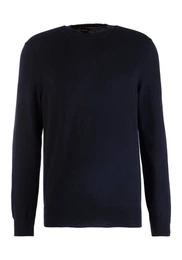 Strickpullover Asac_V mit Logostickerei auf der Brust
