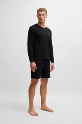 BOSS Shirt Mix&Match grau/schwarz