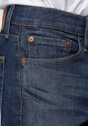 Levi's 5-Pocket Jeans 513 Slim Straight Blau/Dunkelblau/Braun