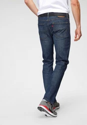Levi's 5-Pocket Jeans 513 Slim Straight Blau/Dunkelblau/Braun