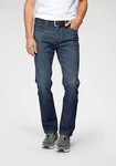 Levi's 5-Pocket Jeans 513 Slim Straight Blau/Dunkelblau/Braun