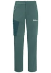 Jack Wolfskin Zip-away-Hose GLASTAL ZIP AWAY PANTS M Grün/Dunkelgrün/Türkis