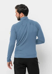 Jack Wolfskin Funktionsjacke PRELIGHT FZ Hellblau/Grau/Blau